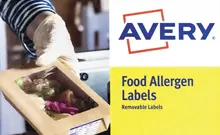 Avery Pre-Printed Allergen Food Labels
